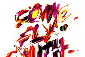 彩色油漆英文字母高清PNG透明装饰素材墨迹笔触设计免费下载