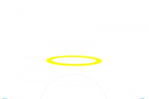 小天使治愈系清新边框高清PNG透明免扣设计素材免费下载