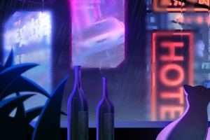 露西赛博朋克夜之城4K高清3440x1440带鱼屏动漫壁纸免费下载
