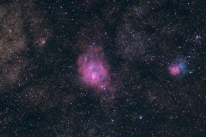 泻湖星云 星云 恒星 太空 4k壁纸 3840x2160