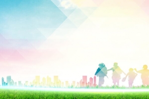 关爱未成年人公益背景模板