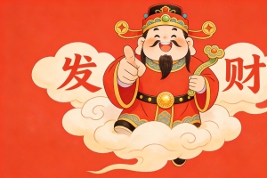 财神 发财 指谁谁发财4k壁纸3840x2160