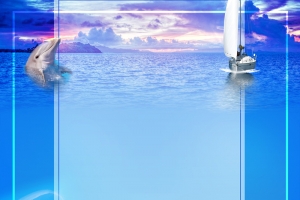 缤纷海底世界主题促销海报背景素材