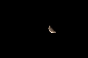 月亮 天空 黑暗 夜晚 太空 4k壁纸 3840x2160