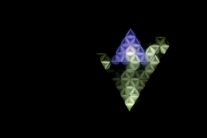 折纸 高光 三角形 艺术 4k壁纸 3840x2160