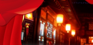 中国风春节古代宫殿