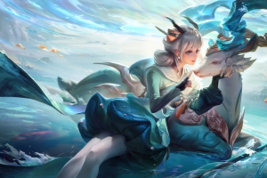 瑶 山海 碧波行 王者荣耀 原画 4k高清壁纸