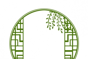 卡通手绘国潮边框