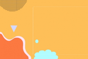 孟菲斯简约风格女装上新banner