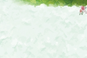 绿色清新文艺植物背景素材
