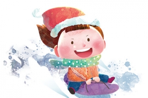 卡通雪人