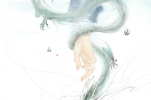 唯美古风插画素材