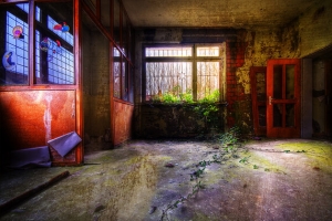 城市废墟建筑室内高清PNG透明背景设计素材免费下载