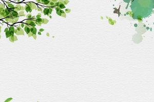 手绘插画植树节海报背景模板
