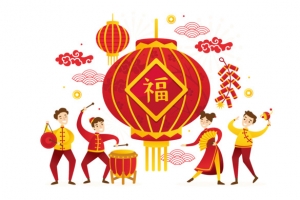 新年春节插画