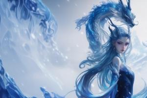 哪吒2魔童闹海敖闰 唯美 3440x1440带鱼屏壁纸