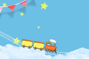 卡通星星月亮儿童促销banner