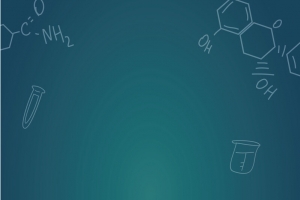 矢量生物化学手绘卡通背景