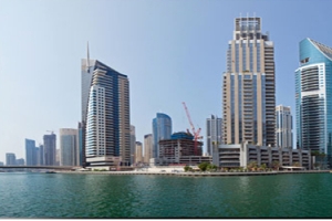 都市建筑风景淘宝海报背景