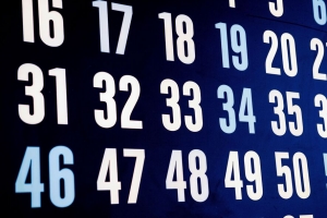 数字 发光 浅色 4k壁纸 3840x2160
