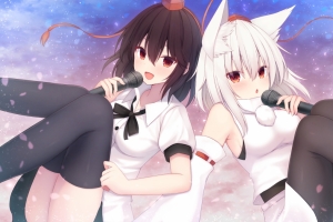 东方Project 少女歌唱中4k壁纸