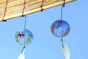 夏天，风铃，天空，蓝色