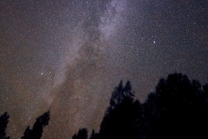 星空 星星 空间 剪影 4k壁纸 3840x2160