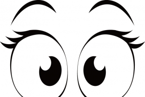 卡通手绘黑色眼眶高清PNG透明免扣AI设计素材免费下载