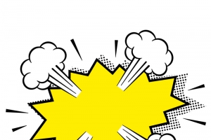 矢量波普爆炸标签元素