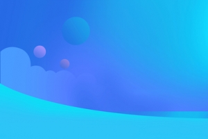 电商夏季七夕蓝色渐变简约海报banner