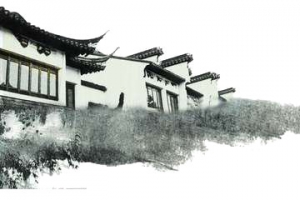 手绘建筑