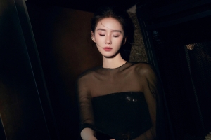 刘诗诗 黑色长裙美女3440x1440带鱼屏壁纸