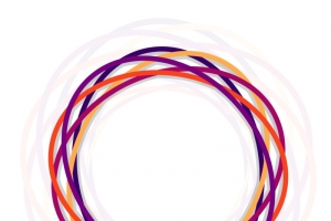 矢量彩色全高清透明PNG漂浮彩带设计素材免费下载