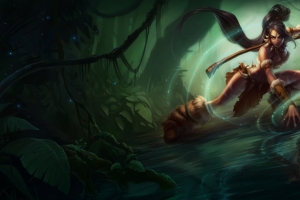 LOL狂野女猎手-奈德丽(Nidalee) 英雄联盟4k壁纸