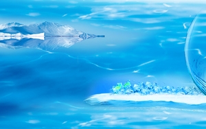 丹姿海洋水圈冰山炫酷banner