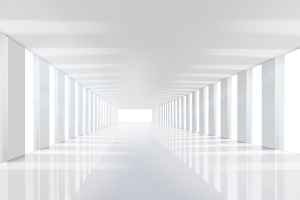 矢量3D大气空间建筑海报背景