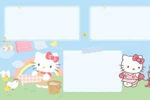 可爱Hello kitty 电脑分区4k壁纸
