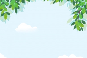 卡通插画风格夏至海报