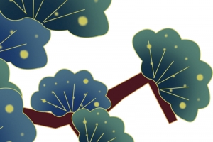 国朝风之松树