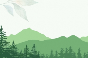 植树节绿色卡通可爱banner