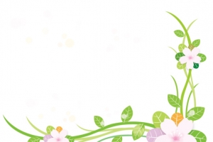 绿叶矢量装饰花边素材