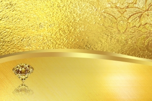 金色奢华质感花纹名片背景banner