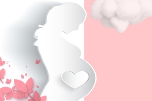 文艺清新孕妇简约Banner海报