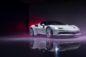 法拉利Ferrari SF90 Stradale 白色跑车4k壁纸