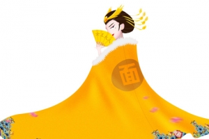 卡通龙袍女王大人