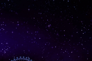 唯美梦幻星空城市