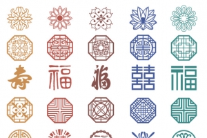 传统图案古典花纹