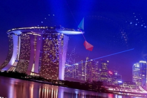 新加坡城市夜景
