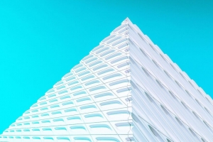 建筑 立面 建筑 角落 白色 极简主义 对称 4k壁纸 3840x2160