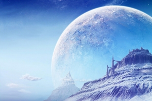 梦幻宇宙地球桌面壁纸